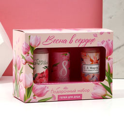 Гель для душа 8 Марта!, набор 3?100 мл, Чистое счастье  фото 7