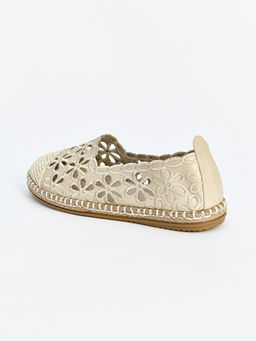 ?i?ek Nak??l? Kad?n Has?r Tabanl? Babet