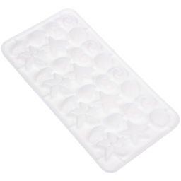 Цена за 2 шт. Форма для льда пластиковая "Морской мир" 15*28см, цвета микс