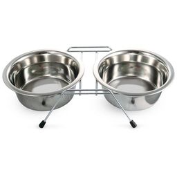 Миски метал. на подставке Триол 2*0,20л 9001 30261086
