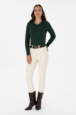 Kad_n Koyu Ye_il Basic Kazak Sepette S_rpriz _ndirim - U.s. polo assn фото 4