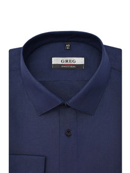 Сорочка мужская длинный рукав GREG 240/237/3383/ZN STRETCH  фото 3