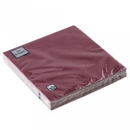 Салфетки бумажные Art Bouquet 33х33см, 3-х слойные, 16 штук в упаковке, 100% целлюлоза, Барокко. Ягодный (Россия)