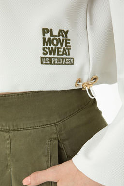 Женский свитшот с камнем - U.s. polo assn фото 14