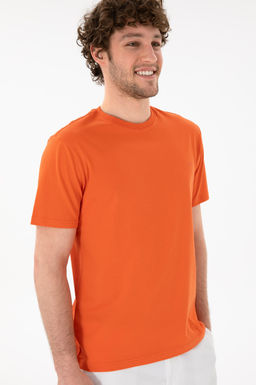 Erkek Regular Fit Bisiklet Yaka Nar _i_e_i Basic Ti__rt Sepette S_rpriz _ndirim - U.s. polo assn фото 4