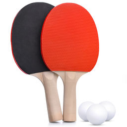 Ракетки для настольного тенниса, на листе