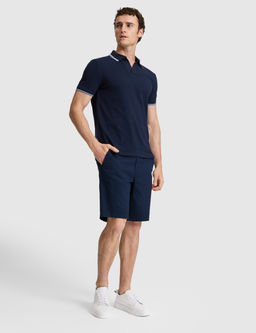 Lacivert Slim Fit Dokuma _ort