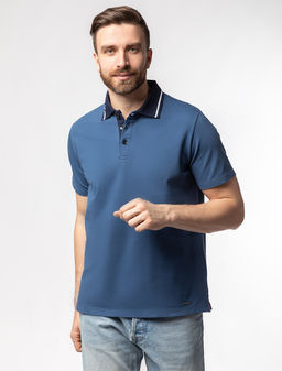 VILATTE / Футболка-поло из трикотажа пике с эластаном