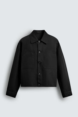 RELAXED FIT OVERSHIRT WITH POCKETS - Zara фото 7