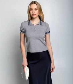 Футболка #КТ8168, серый