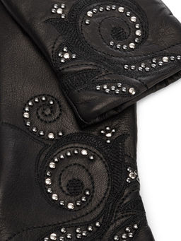 Перчатки женские ш+каш. IS01439 black - Eleganzza фото 3