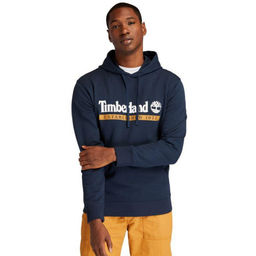 Мужская толстовка Timberland Sweatshirt Essential Established 1973 Hoodie Regular темно-синяя