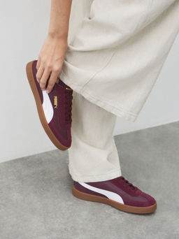 Женские кеды PUMA Puma Club II Era Артикул 4587795, бордовый