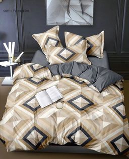 Постельное белье - Поплин Премиум 1717 Призма Семейный (молния)