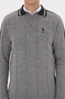 Erkek Gri Kazak - U.s. polo assn фото 6