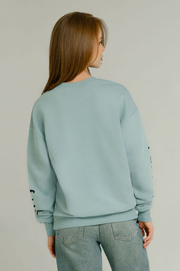 Арт. 15104 Свитшот женский 44-52 (5 шт) Цвет:мята