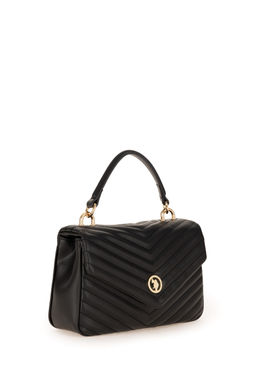 Женская черная сумка на плечо с ремешком-цепочкой Неожиданная скидка в корзине - U.s. polo assn фото 4