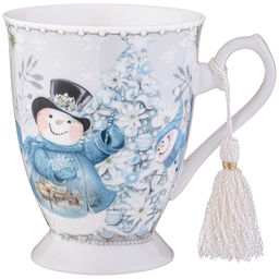 КРУЖКА LEFARD CHRISTMAS 320 МЛ СНЕГОВИК (КОР=36ШТ.)