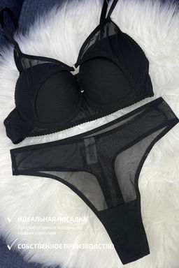 0050-NB ЧЕРНЫЙ КОМПЛЕКТ БЕЛЬЯ