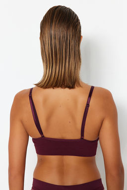 TRENDYOLMILLA Siyah Seamless/Dikissiz Ip Ask?l? Dolgusuz Balensiz Kapl? Bralette Orme Sutyen THMAW22SU0043  фото 47