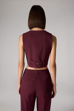 Блейзер с V-образным вырезом и застежкой на пуговицы Sorbe x DeFacto  фото 6