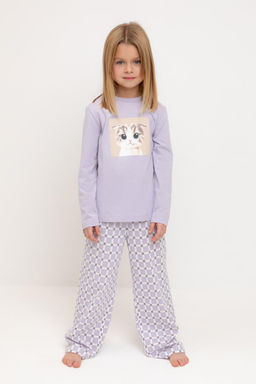 К 1623/лепесток орхидеи,мозаика пижама для дев