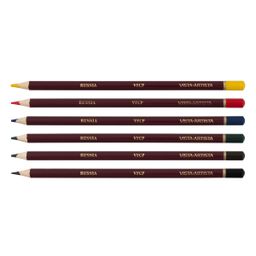 VISTA-ARTISTA Fine VFCPB-6 Набор цветных карандашей заточенный 10 х 6 цв  фото 3