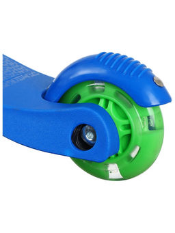 Самокат GRAFFITI, колёса световые PU 110/75 мм, ABEC 7, цвет синий
