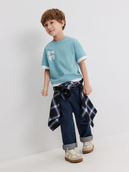 ACOOLA / Футболка детская для мальчиков Ansonia голубой  фото 4