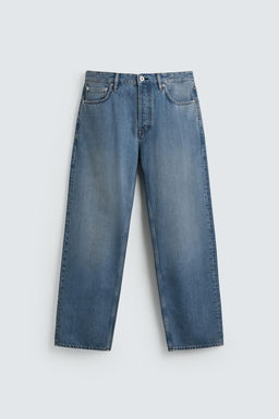 JEANS LIGEROS ALGOD?N - LYOCELL / Azul medio - Zara фото 8