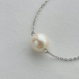 Кулон на цепочке из Жемчуга 43 см +