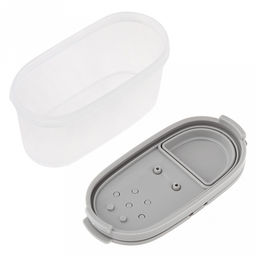 Контейнер для специй пластмассовый 120мл, 5х5х10,5см, смоки (Россия)