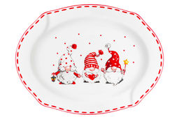 Блюдо 25,5*19*2 см "Весёлые гномики"