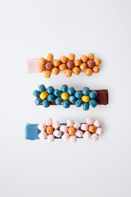 PACK TRES PINZAS FLORES / Multicolor - Zara фото 3