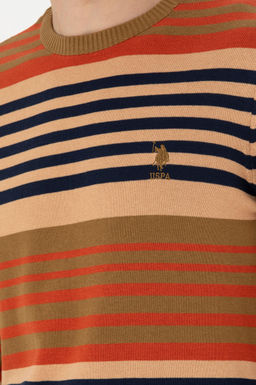 Мужской легкий свитер цвета хаки - U.s. polo assn фото 14
