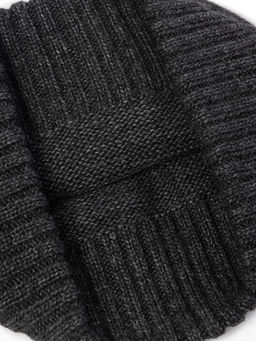 Шапка муж. шерсть+акр LB-A53109 d.grey - Labbra фото 4