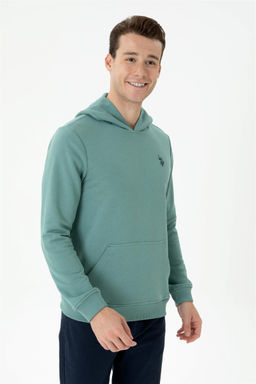 Мужской мятный свитшот - U.s. polo assn фото 3