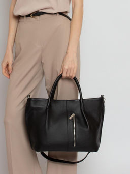 Женская кожаная сумка Richet 2910LN 376 Черный