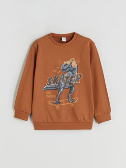 Bisiklet Yaka Erkek ?ocuk Sweatshirt ve E?ofman Alt