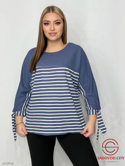 Свитер женский в полоску