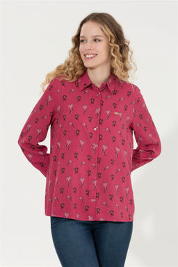 Женская розовая рубашка с длинным рукавом Неожиданная скидка в корзине - U.s. polo assn фото 3