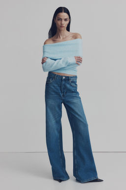 Jersey off-the-shoulder - H&m фото 6