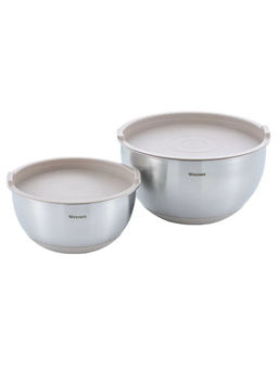 52122 WERNER Набор из 2 мисок с крышками GUSTO 18х9,5 см/1,9 л, 22х12,7 см/3,8 л