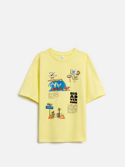 ACOOLA / Футболка детская для мальчиков Buru бледно-желтый  фото 3