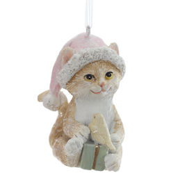 Фигурка декоративная подвесная "Котёнок", 2в., L4 W5 H7 см, 2в.