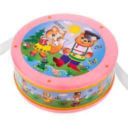 Цена за 2 шт. Игрушечный барабан, для детей, МИКС
