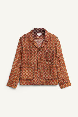 100% SILK PRINTED SHIRT LIMITED EDITION - Zara фото 6