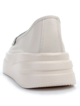 03-PDE31-1 BEIGE Лоферы женские (натуральная кожа)