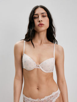 Infinity / Бюстгальтер T-Shirt жен. Chuchi молочный принт - Infinity Lingerie фото 3