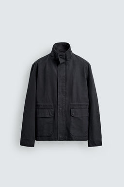 PARKA REGULAR FIT ALGOD?N / Marino oscuro - Zara фото 8